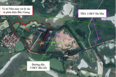 Sắp xây nhà máy đốt rác phát điện 750 tấn/ngày đêm ở Bắc Giang