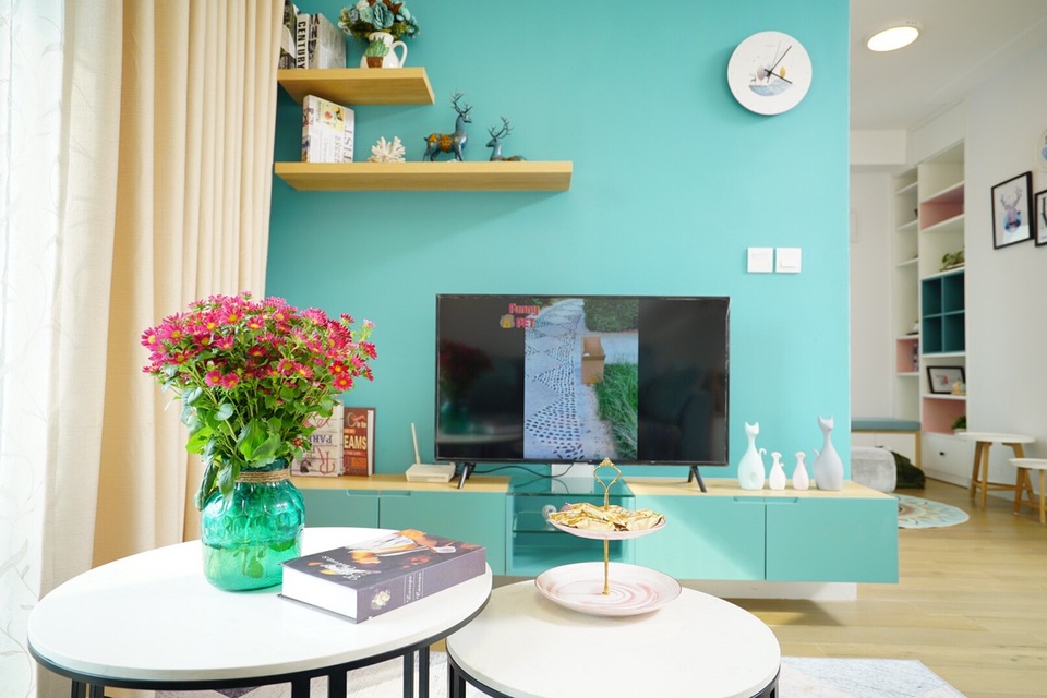 Căn hộ 65m2 “đẹp mê” nhờ độc chiêu thiết kế nội thất của mẹ đảm Hà Nội - 4 Căn hộ 65m2 “đẹp mê” nhờ độc chiêu thiết kế nội thất của mẹ đảm Hà Nội - 4