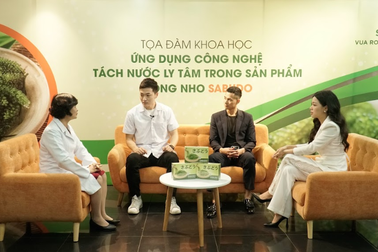 Ứng dụng công nghệ tách nước ly tâm trong rong nho Sabudo