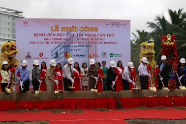 Cần Thơ: Khởi công bệnh viện đột quỵ - tim mạch đầu tiên ở vùng ĐBSCL