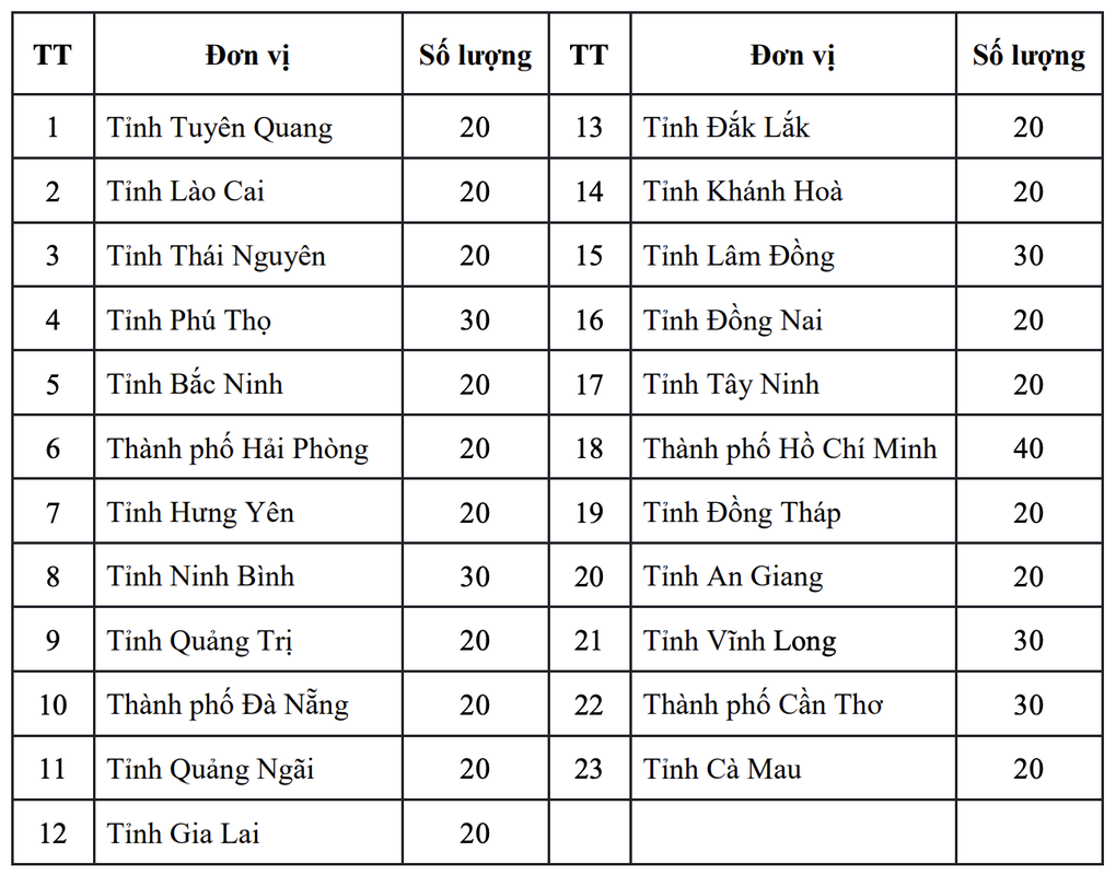 Ho-Chi-Minh-Stadt erhält die höchste nationale Prüfungsquote für begabte Schüler im Land - 1 TPHCM được cấp chỉ tiêu thi HSG quốc gia nhiều nhất cả nước - 1