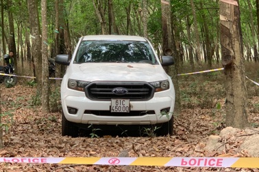 Vụ giết nữ kế toán: Giám đốc người Trung Quốc bỏ lại ô tô trong rừng cao su