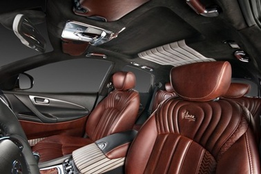 Một ý tưởng nội thất da độc đáo cho ô tô