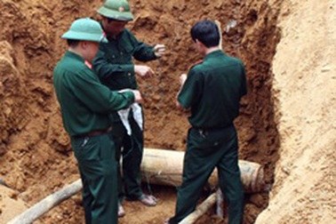 Hủy nổ an toàn quả bom nặng gần 250kg 