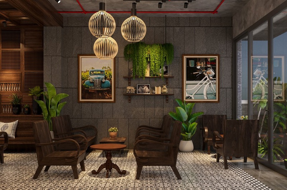 Trở về ký ức trong quán cafe làm bằng gỗ mộc - 1 Trở về ký ức trong quán cafe làm bằng gỗ mộc - 1