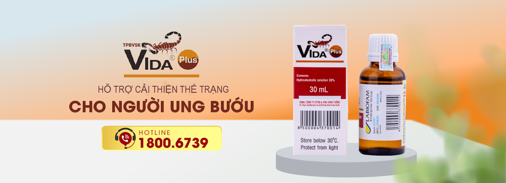 Thực phẩm bảo vệ sức khỏe Vida Plus hỗ trợ cải thiện thể trạng cho người u bướu - 3 Thực phẩm bảo vệ sức khỏe Vida Plus hỗ trợ cải thiện thể trạng cho người u bướu - 3