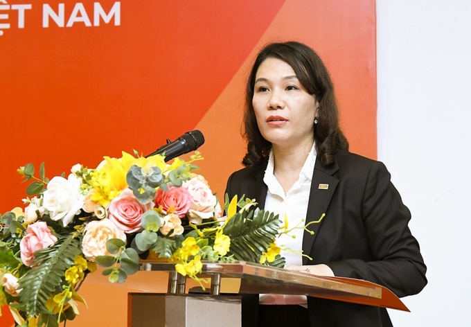 Phó Tổng Giám đốc Ngân hàng SHB phát biểu