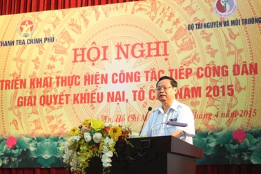 2/3 số đơn khiếu nại trên cả nước thuộc lĩnh vực đất đai