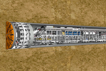 “Quái vật” xuyên lòng đất đào hầm đường sắt Nhổn - ga Hà Nội như thế nào?