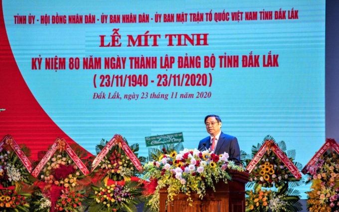 Mít-tinh kỷ niệm 80 năm Ngày thành lập Đảng bộ tỉnh Đắk Lắk - Ảnh 1.