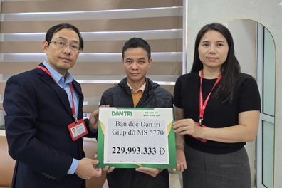 Bạn đọc Dân trí giúp gia đình anh Việt ở Ninh Bình hơn 315 triệu đồng