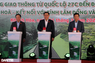 Chủ tịch Quốc hội nhấn nút khởi công dự án đường gần 2.000 tỷ đồng