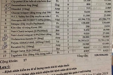 Nhiều người choáng với đơn thuốc trị ung thư vú gần 130 triệu