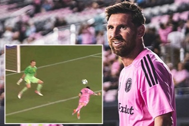 Messi bay người đánh đầu tuyệt đẹp, Inter Miami mở toang cánh cửa đi tiếp