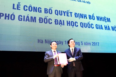 Bổ nhiệm ông Nguyễn Hồng Sơn làm Phó Giám đốc ĐH Quốc gia Hà Nội