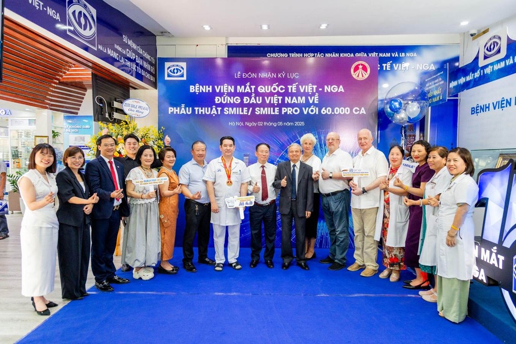 Mắt Quốc tế Việt - Nga lập kỷ lục với 60.000 ca phẫu thuật Smile và Smile Pro - 1