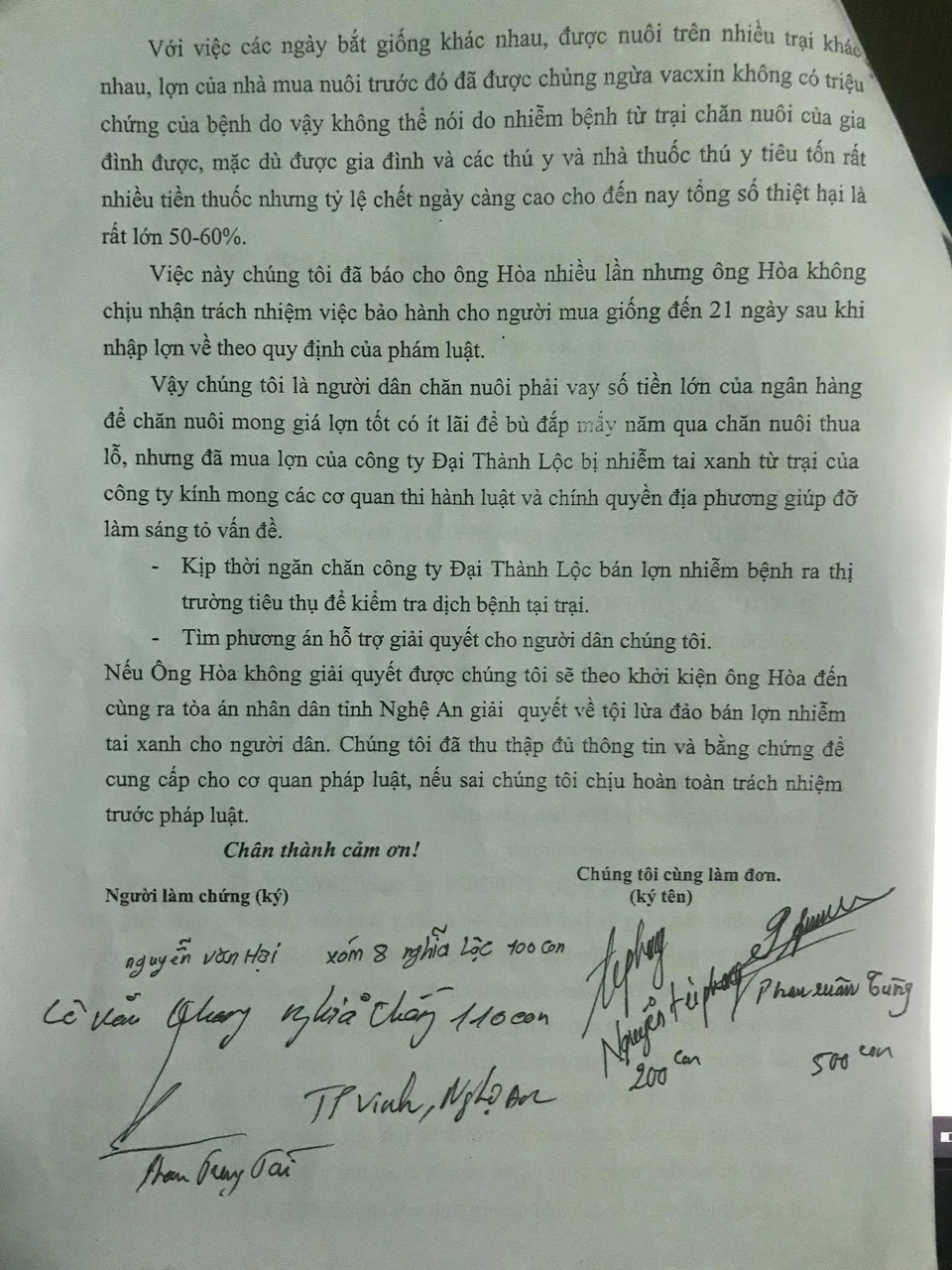 Các trại đồng loạt “tố” lợn giống chết do bị nhiễm bệnh - 2 Các trại đồng loạt “tố” lợn giống chết do bị nhiễm bệnh - 2
