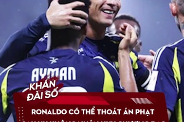Ronaldo có thể thoát án phạt sau vụ không nhận huy chương bạc