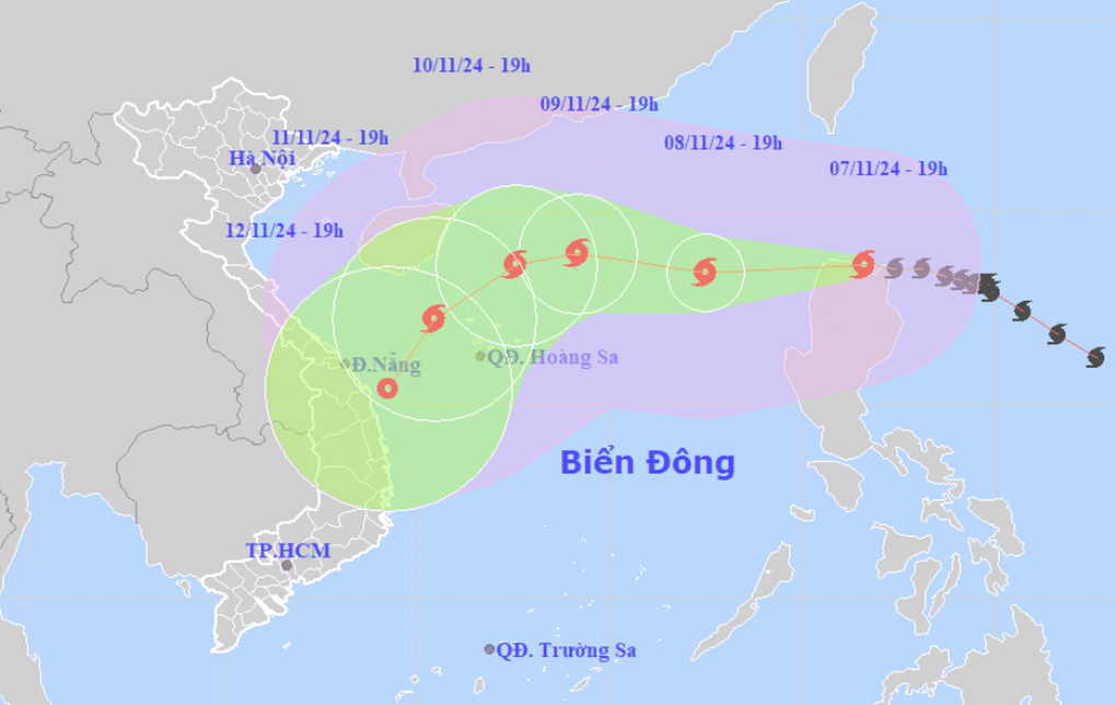 Bão Yinxing sẽ suy yếu dần khi vào Biển Đông - 2 Bão Yinxing sẽ suy yếu dần khi vào Biển Đông - 2