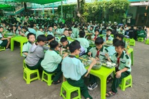 TPHCM kiểm tra chất lượng bữa ăn, điện, nước, cây xanh trong trường học