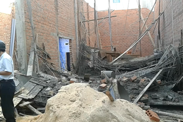 Sập trần bê tông, 1 người chết, 6 người bị thương