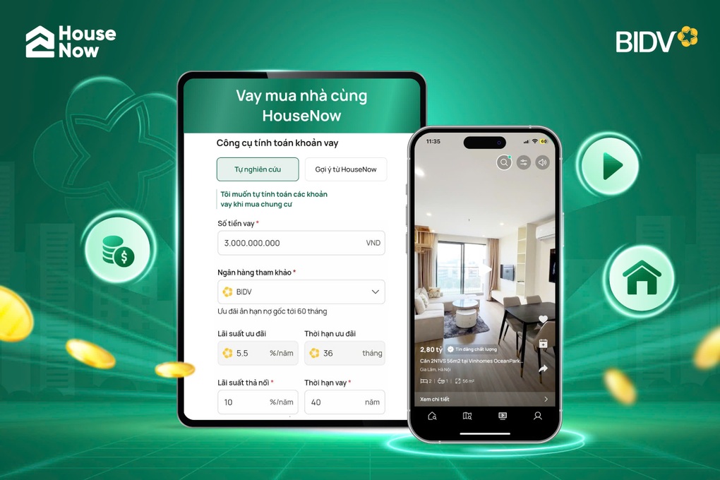 Người trẻ vay mua nhà với lãi suất 5,5% từ HouseNow và BIDV - 2 Người trẻ vay mua nhà với lãi suất 5,5% từ HouseNow và BIDV - 2