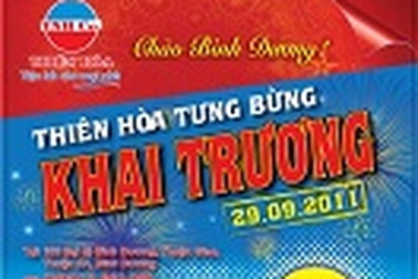 Chào Bình Dương - Thiên Hòa tưng bừng khai trương