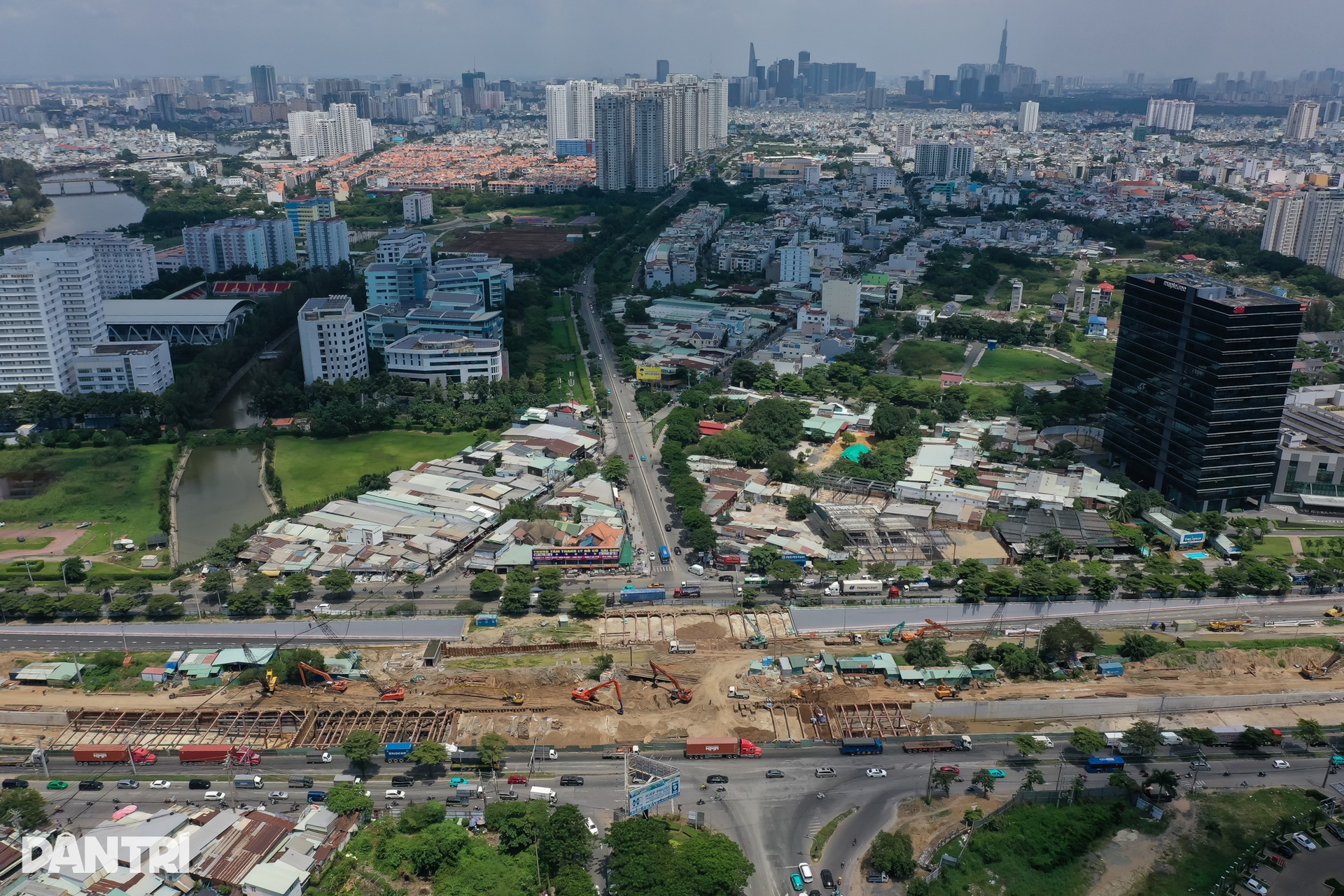 Nhánh hầm chui khu Nam Sài Gòn trước ngày thông xe - 12