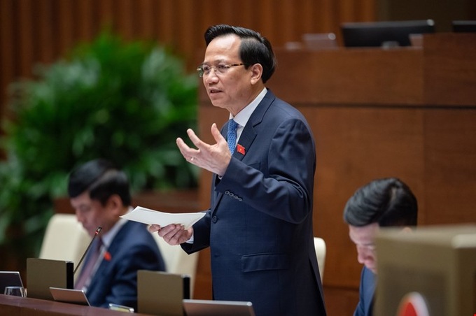 Bộ trưởng Đào Ngọc Dung trả lời chất vấn tại kỳ họp thứ 5, Quốc hội khóa XV vừa qua về nhóm vấn đề LĐ-TB&XH.
