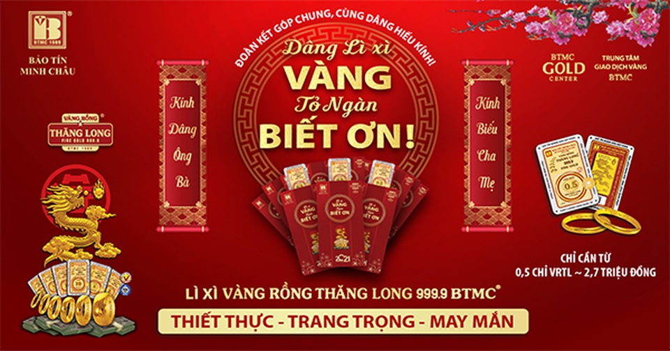Xu hướng lì xì bằng vàng may mắn ngày Tết được nhiều người ưa chuộng - 1 Xu hướng lì xì bằng vàng may mắn ngày Tết được nhiều người ưa chuộng - 1