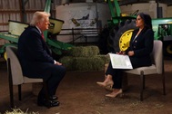 Tổng thống Trump bỏ ngang cuộc phỏng vấn sau màn tranh luận với MC