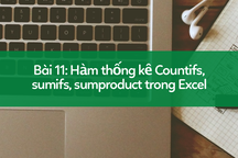 Học tin học Excel: Tìm hiểu nhóm hàm thống kê cực phổ biến
