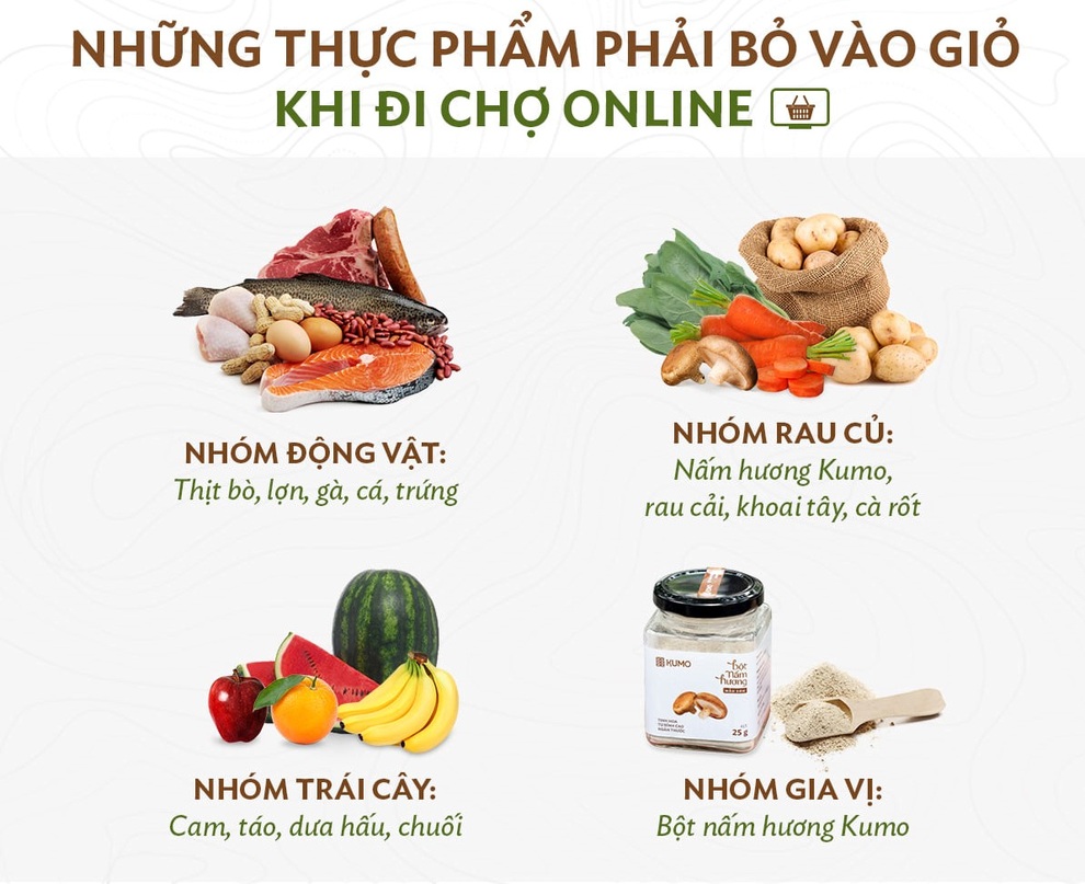 Những thực phẩm nên bỏ vào giỏ khi đi chợ online mùa dịch - 1 Những thực phẩm nên bỏ vào giỏ khi đi chợ online mùa dịch - 1