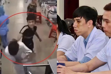 Đau lòng bức ảnh điều dưỡng sưng mắt vì bị đánh trước ngày tôn vinh nghề