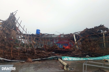 Bão Bualoi đổ bộ vào Trung Lào, Hà Nội có mưa rất to