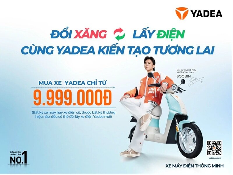 Đổi xe xăng sang xe máy điện: Tổng hợp khuyến mãi từ VinFast, Yadea, Dat Bike, Honda