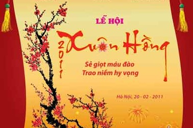 Hà Nội: Lễ hội Xuân Hồng 2011 đã rất gần
