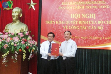 Ông Hà Ngọc Chiến giữ chức Phó Trưởng Ban Nội chính Trung ương