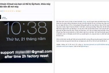 iCloud - Apple ID của bạn có thể bị đánh cắp?