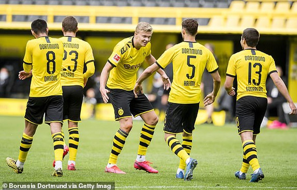 Những khoảnh khắc tỏa sáng của Haaland giúp Dortmund thắng đậm Schalke - 4 Những khoảnh khắc tỏa sáng của Haaland giúp Dortmund thắng đậm Schalke - 4