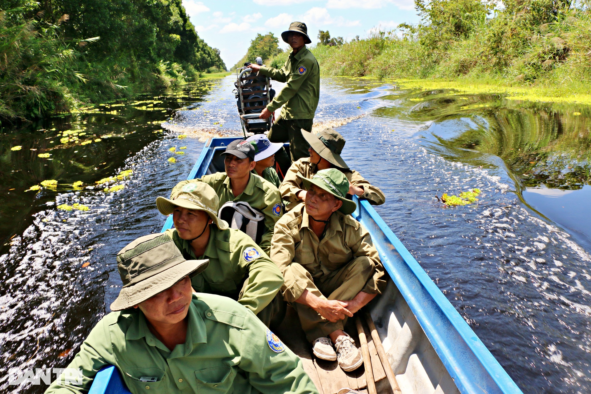 Straining to guard against fire to preserve treasures in U Minh Thuong forest - 6