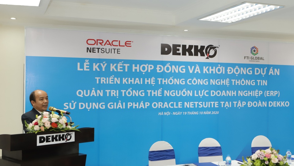 DEKKO triển khai hệ thống công nghệ thông tin quản trị tổng thể nguồn lực doanh nghiệp - 2 DEKKO triển khai hệ thống công nghệ thông tin quản trị tổng thể nguồn lực doanh nghiệp - 2