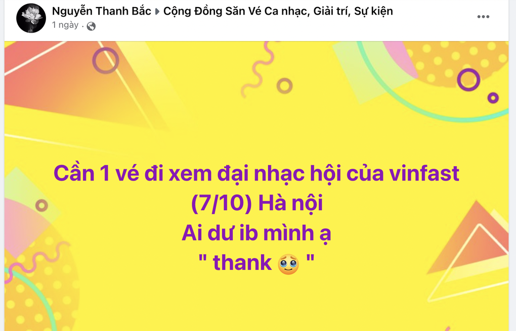 Cộng đồng yêu xe khoe vé đại nhạc hội VinFast - 3 Cộng đồng yêu xe khoe vé đại nhạc hội VinFast - 3
