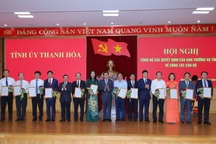 Thanh Hóa điều động, bổ nhiệm nhiều lãnh đạo chủ chốt