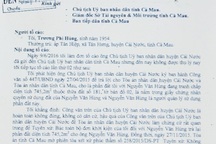 Cà Mau: Chủ tịch huyện bị tố xác nhận “khống” trên phần đất đang tranh chấp