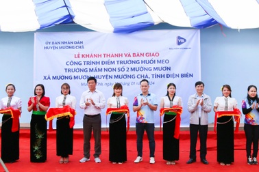 Bảo hiểm VietinBank (VBI) tài trợ xây dựng điểm trường Huổi Meo, Mường Mươn, Điện Biên