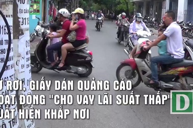 Quảng cáo rao vặt tín dụng đen bôi bẩn bộ mặt thủ đô