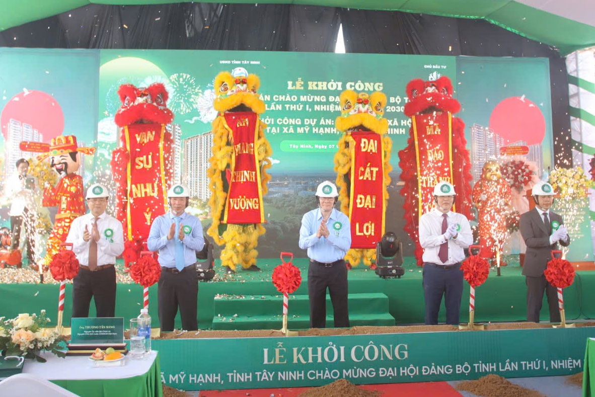 Tây Ninh khởi công khu nhà ở xã hội hơn 1.600 căn hộ - 1
