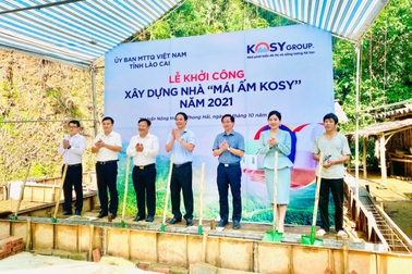 Tập đoàn Kosy ủng hộ 10 tỷ đồng xây dựng 200 ngôi nhà cho hộ nghèo tại Lào Cai