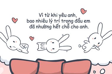 Chùm ảnh vui: Vì sao con gái ngốc nghếch khi yêu?